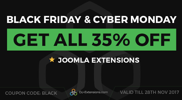 black friday Joomla extensions