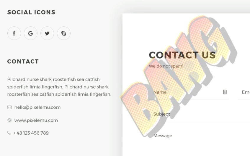 contact business theme 2