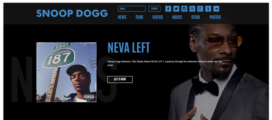 snoop dogg website