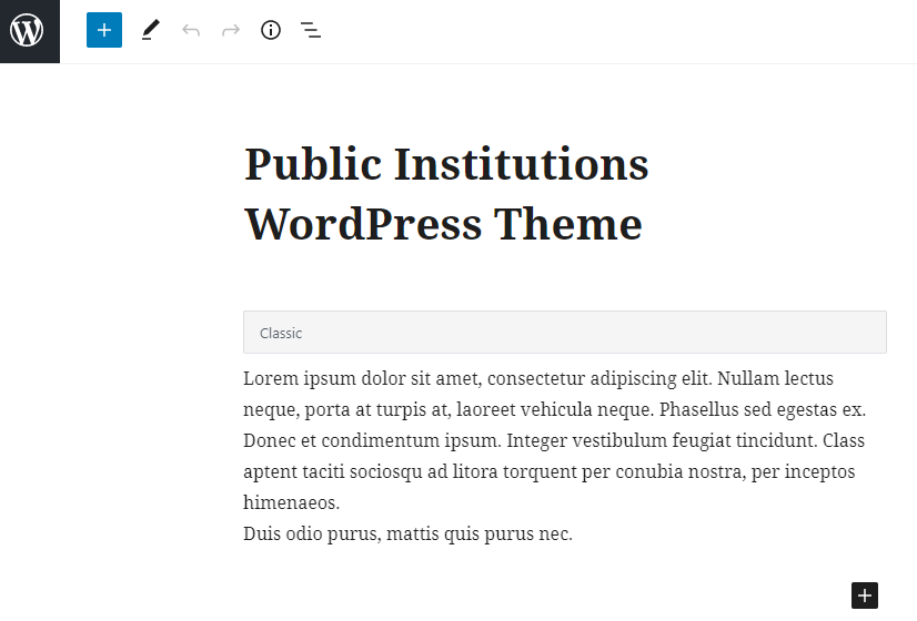 edit front page content wordpress