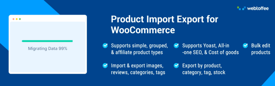 product import export plugin for WooCommerce